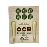 OCB ORGANIC HEMP CONES | SMALL 78MM | 32 x 8 PK